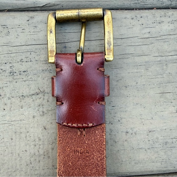 Frye brown leather belt main image 8